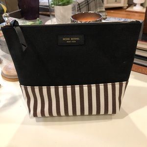 Henri Bendel NWT canvas makeup bag